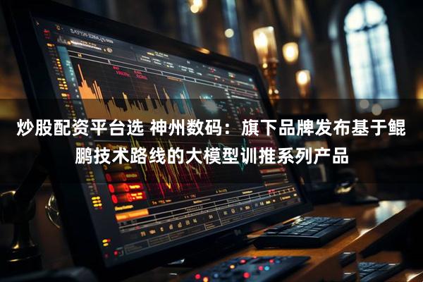 炒股配资平台选 神州数码：旗下品牌发布基于鲲鹏技术路线的大模型训推系列产品