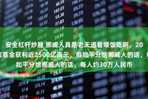 安全杠杆炒股 挪威人真是老天追着喂饭吃啊，2025年挪威主权财富基金获利近2500亿美元，假如平分给挪威人的话，每人约30万人民币